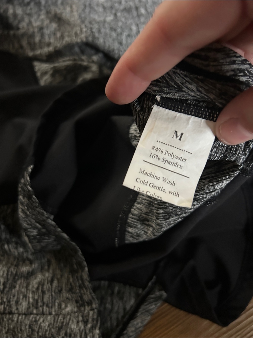 Women’s Two-Tone Quarter-Zip Active Top - Black & Gray - Picture 3 of 4